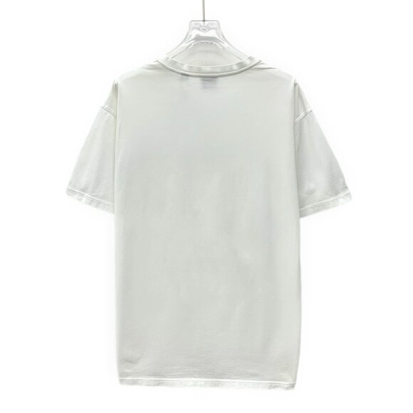 BURBERRY White Cotton T-Shirt With Nova Check Pocket Size M Classic Designer Cas - Picture 7 of 7